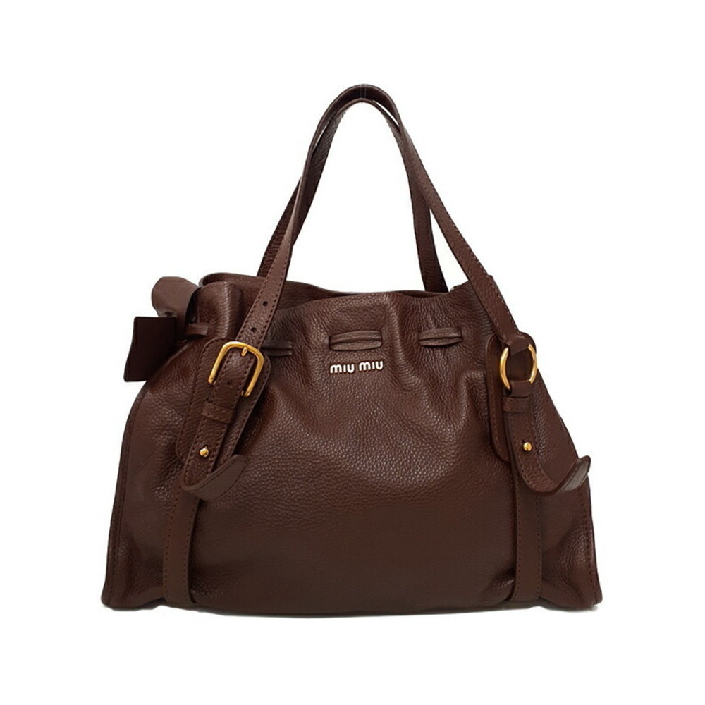 Miu Miu Side Rion Tote Bag - Picture 1 of 9